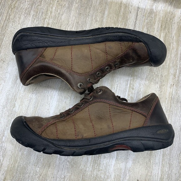 Keen‎ Presidio Shoes Brown Comfort Hiking Oxford Womens Size 10 - Picture 4 of 9